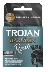 TROJAN BARE SKIN RAW 3CT -NO RETURN-NO EXCHANGE